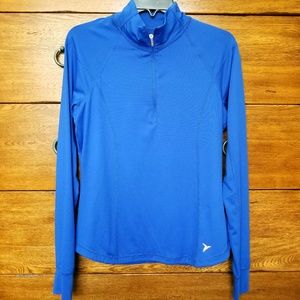 New Women's Old Navy blue athletic pullover jacket